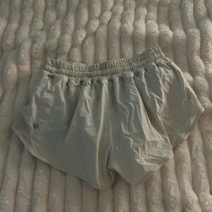 lululemon athletica Light Gray Athletic Shorts